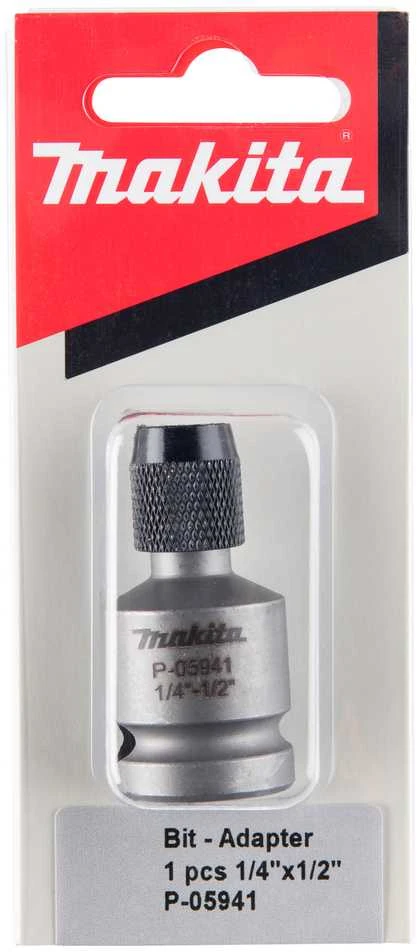Makita adapteris 1/4 į 1/2 colio P-05941 pakuotėje