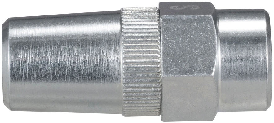 Makita Adapteris (1 vnt) tepalo presui, tvirtinamas prie lanksčios žarnos galo, skirtas prijungti prie tepalo padavimo angos. Tinka tepalo presams GP001G ir DGP180 1915L9-8