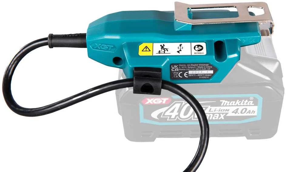 Makita XGT akumuliatoriaus adapteris su diržo laikikliu