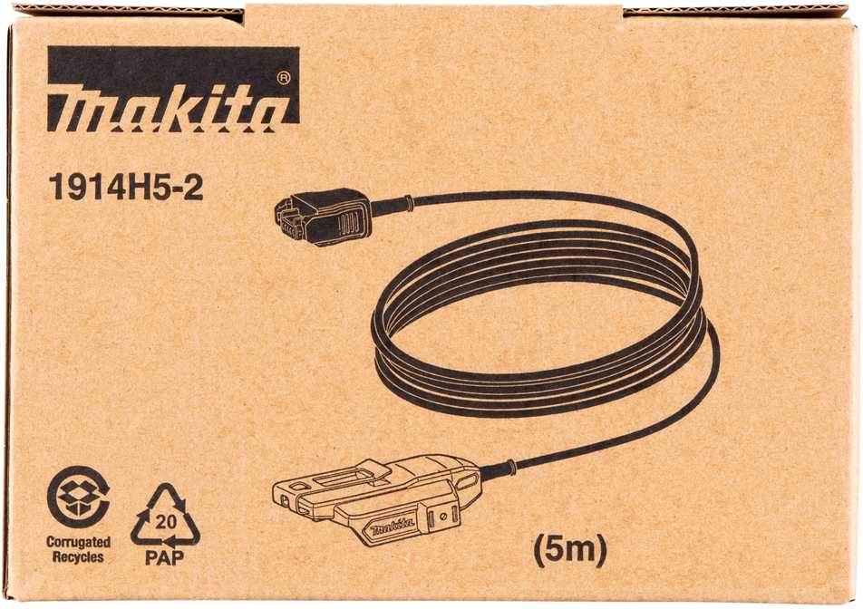 Makita Akumuliatoriaus adapteris, 5m 1914H5-2 (BO001CG, BO002CG, BO003CG, BO004CG, BO005CG, BO006CG, BO007CG)