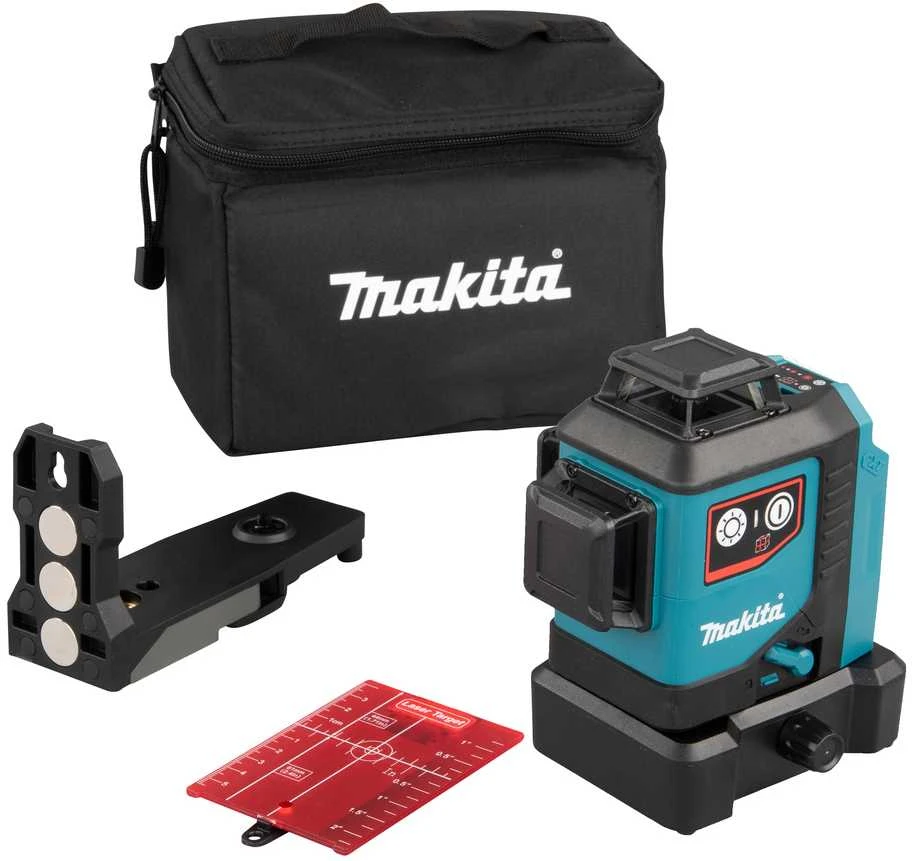 Makita Akumuliatorinis 360° CXT® lazerinis nivelyras SK700D 12Vmax • Raudono spindulio • 25 m