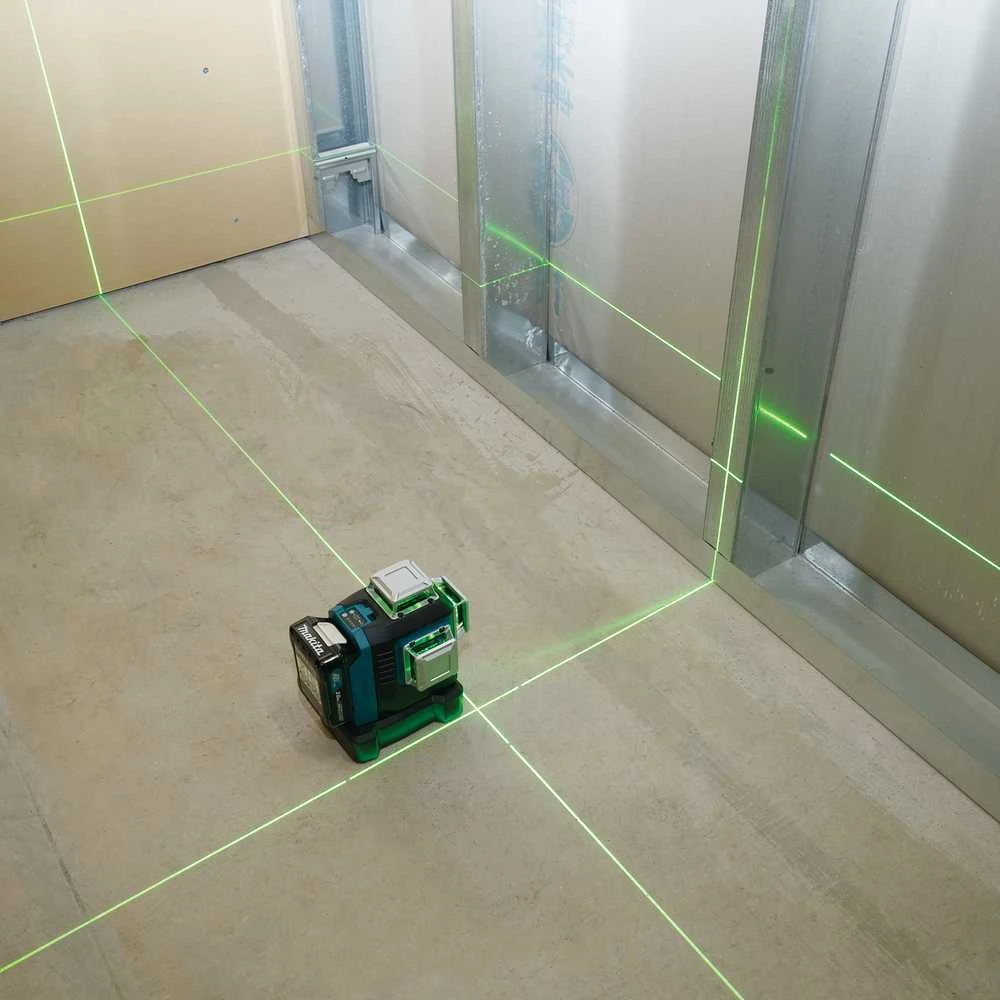 Makita Akumuliatorinis 360° CXT® lazerinis nivelyras SK700GD 12Vmax • Žalias • 35 m