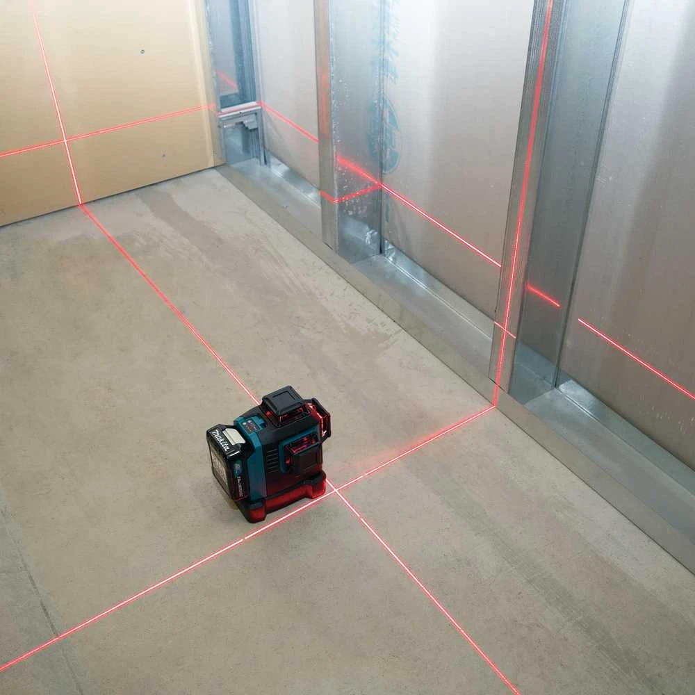 Makita Akumuliatorinis 360° CXT® lazerinis nivelyras SK700D 12Vmax • Raudono spindulio • 25 m