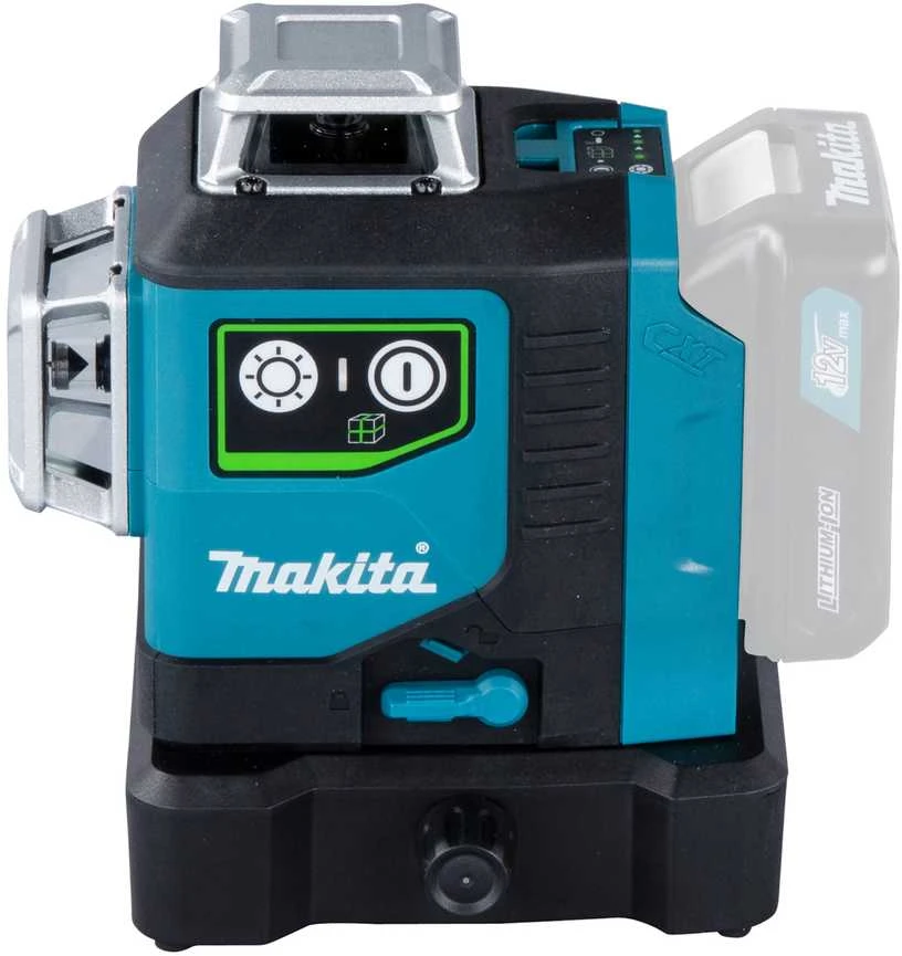 Makita Akumuliatorinis 360° CXT® lazerinis nivelyras SK700GD 12Vmax • Žalias • 35 m