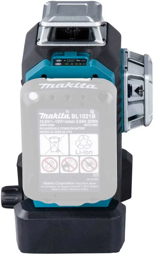 Makita Akumuliatorinis 360° CXT® lazerinis nivelyras SK700GD 12Vmax • Žalias • 35 m