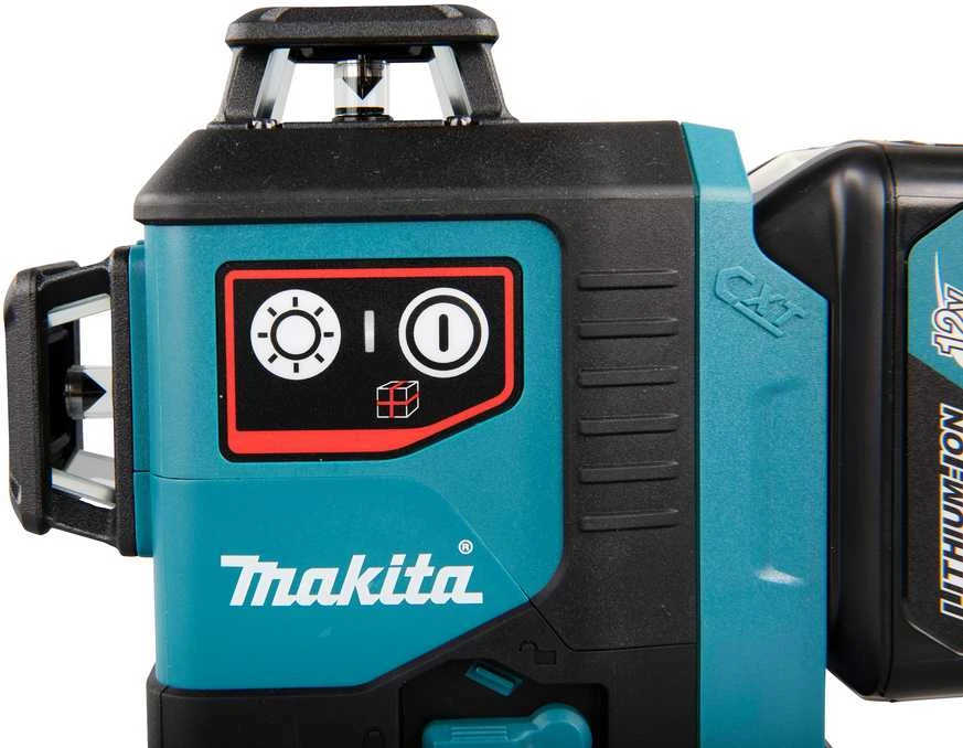 Makita Akumuliatorinis 360° CXT® lazerinis nivelyras SK700D 12Vmax • Raudono spindulio • 25 m
