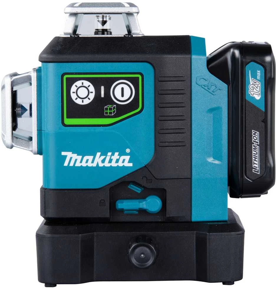 Makita Akumuliatorinis 360° CXT® lazerinis nivelyras SK700GD 12Vmax • Žalias • 35 m