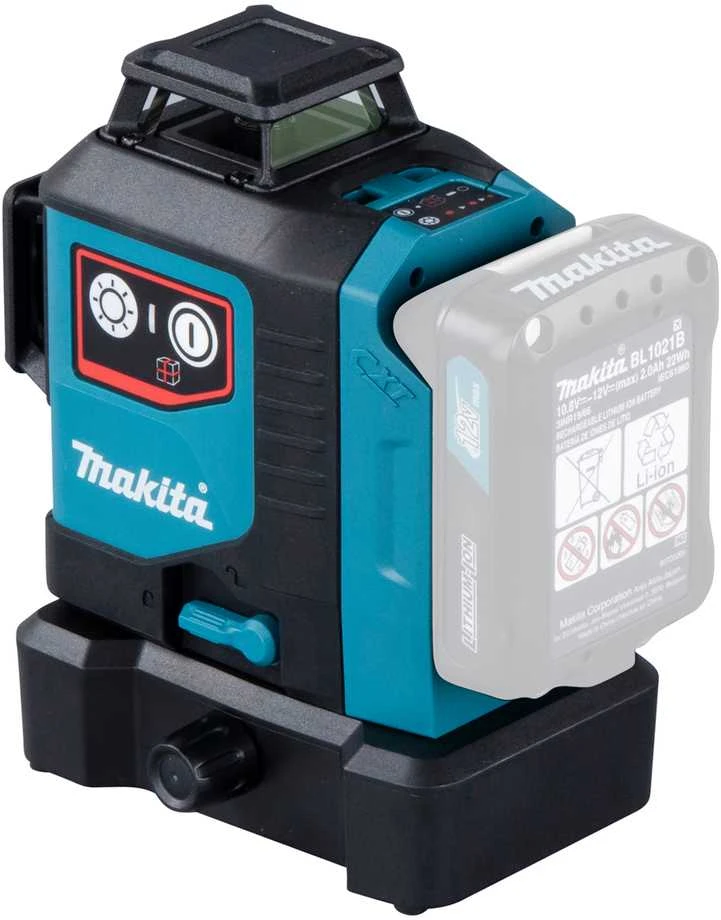 Makita Akumuliatorinis 360° CXT® lazerinis nivelyras SK700D 12Vmax • Raudono spindulio • 25 m
