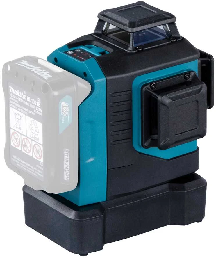 Makita Akumuliatorinis 360° CXT® lazerinis nivelyras SK700D 12Vmax • Raudono spindulio • 25 m