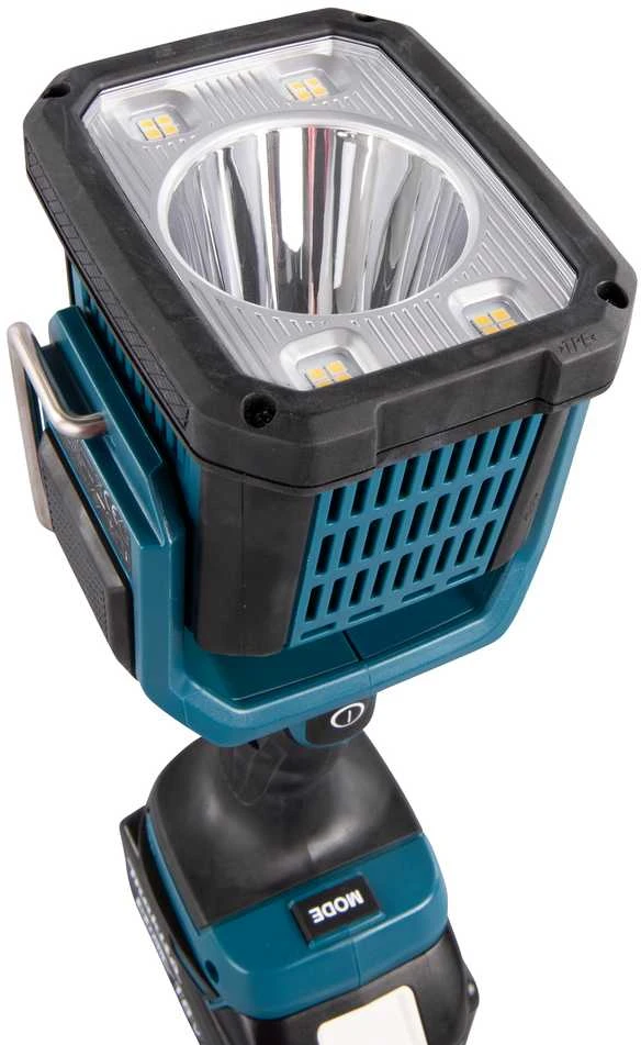 Makita Akumuliatorinis LED prožektorius DML812 14,4V / 18V LXT® • 1250 lm • komplektuojamas be akumuliatoriaus ir kroviklio.