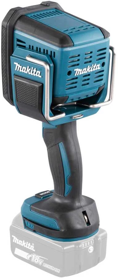 Makita Akumuliatorinis LED prožektorius DML812 14,4V / 18V LXT® • 1250 lm • komplektuojamas be akumuliatoriaus ir kroviklio.