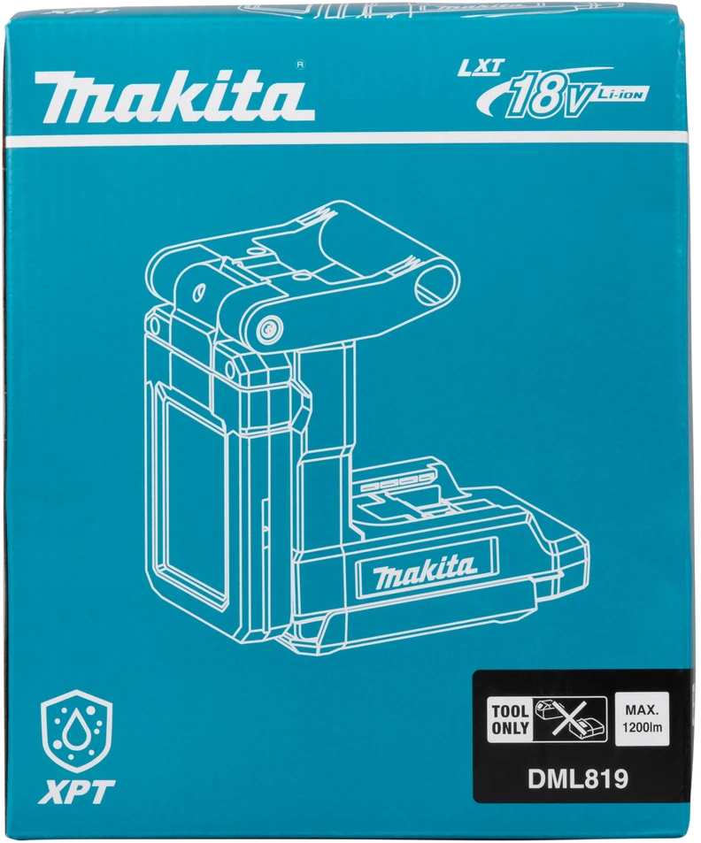 Makita Akumuliatorinis LXT® magnetinsi žibintas DML819 18V • 1750 lx • 1200 lm