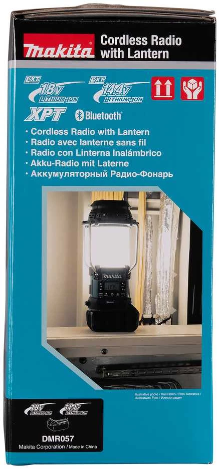 Makita Akumuliatorinis LXT® žibintas / radijas DMR057 14,4V / 18V • 1 000 lx