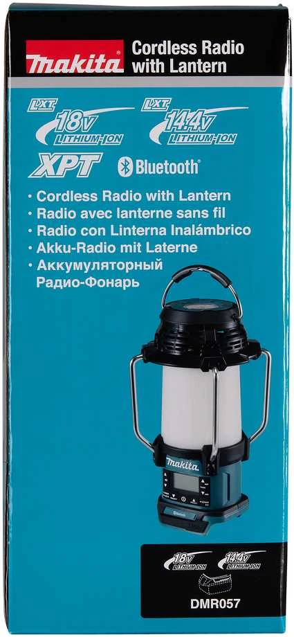 Makita Akumuliatorinis LXT® žibintas / radijas DMR057 14,4V / 18V • 1 000 lx