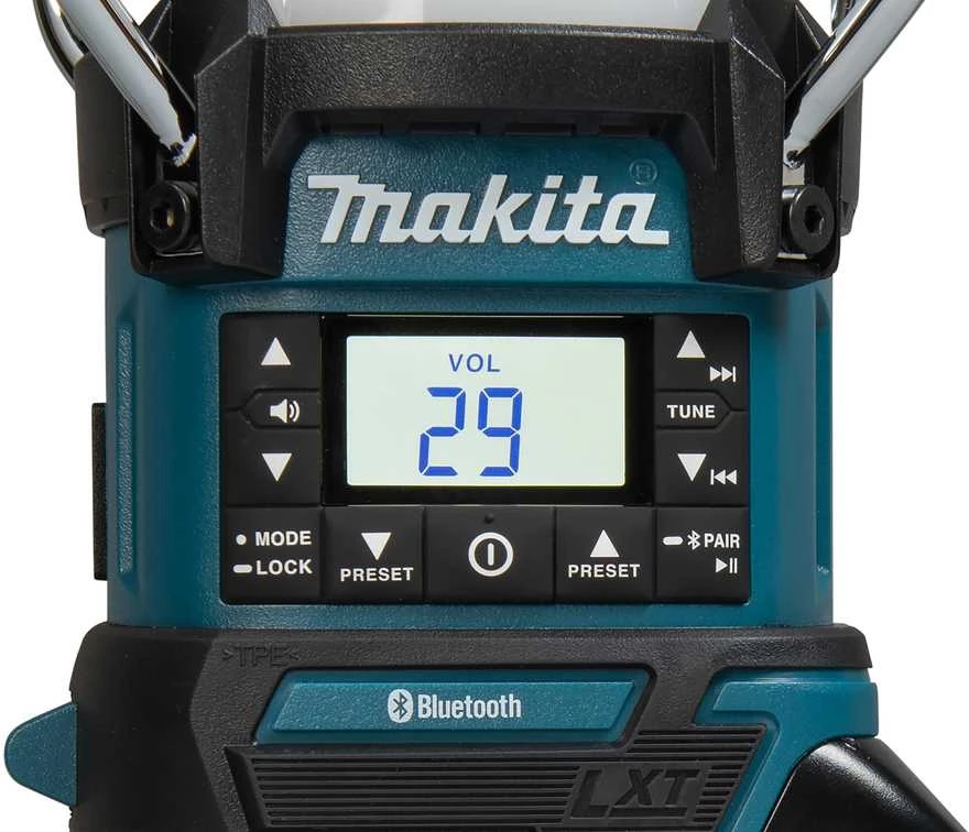 Makita Akumuliatorinis LXT® žibintas / radijas DMR057 14,4V / 18V • 1 000 lx