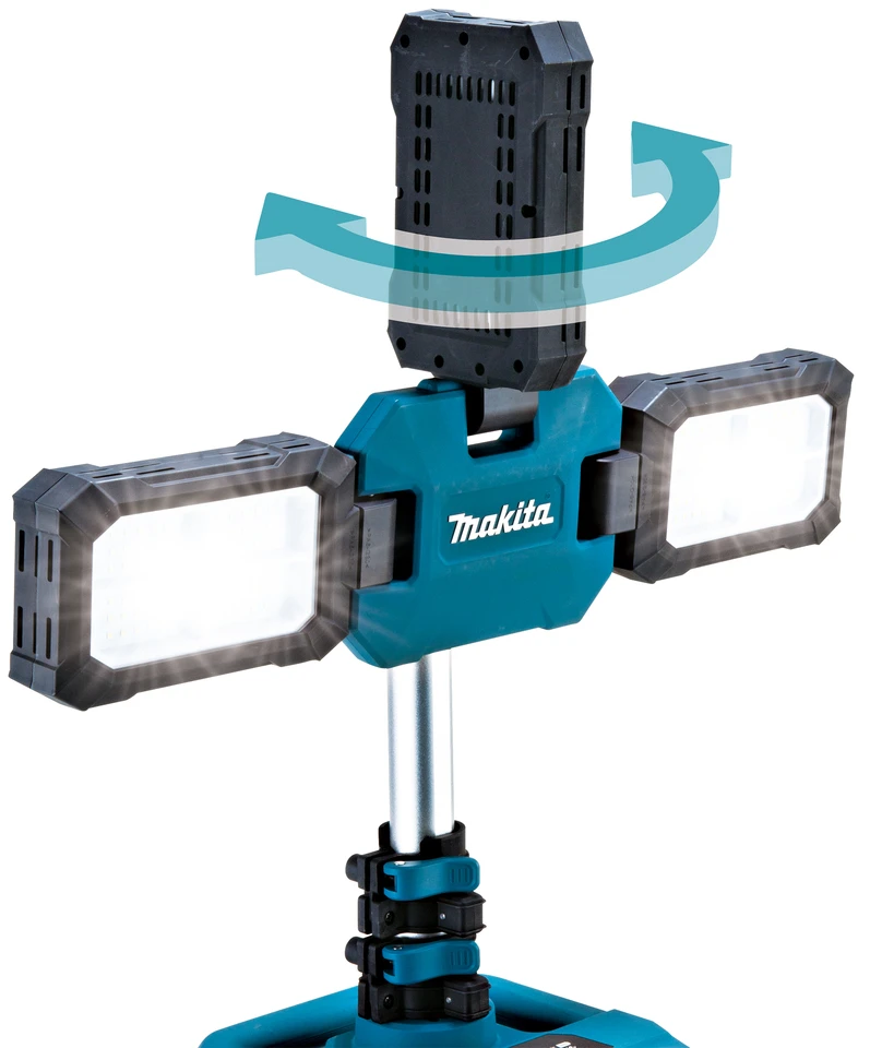 Makita Akumuliatorinis XGT® / LXT® teleskopinis darbinis žibintas ML014G 40Vmax / 18V • 15000 lm