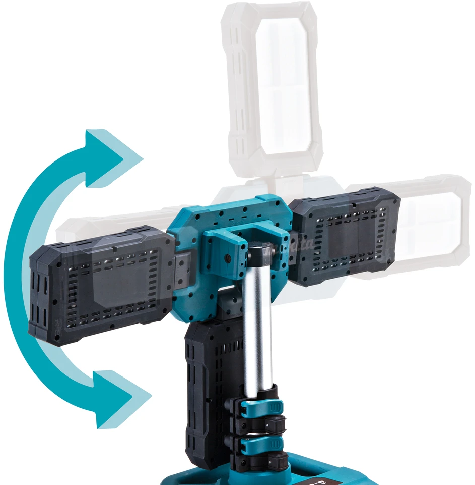 Makita Akumuliatorinis XGT® / LXT® teleskopinis darbinis žibintas ML014G 40Vmax / 18V • 15000 lm