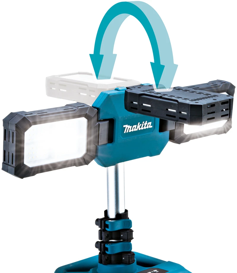 Makita Akumuliatorinis XGT® / LXT® teleskopinis darbinis žibintas ML014G 40Vmax / 18V • 15000 lm