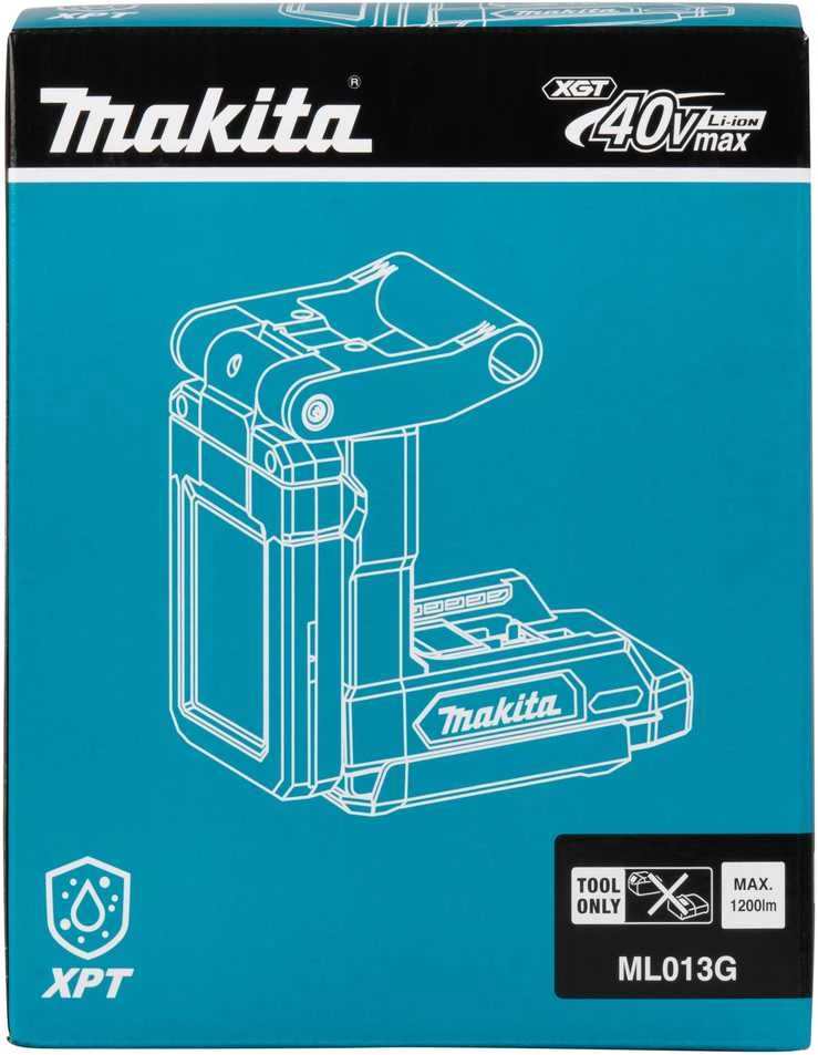 Makita Akumuliatorinis XGT® magnetinsi žibintas ML013G 40Vmax • 1750 lx • 1200 lm