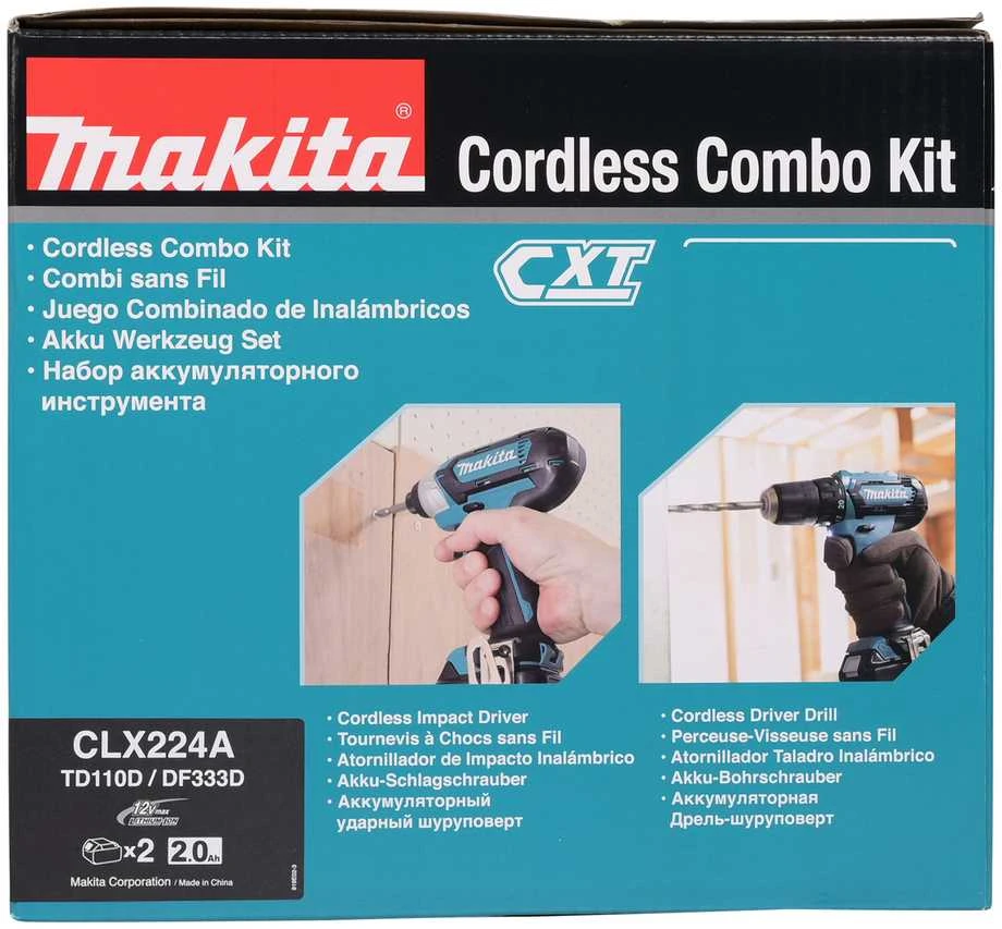 Makita Akumuliatorinių įrankių komplektas CLX224A 12V Max (10,8V) Li-ion