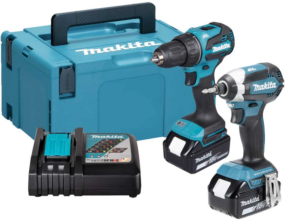 Makita 18V įrankių komplektas su lagaminu
