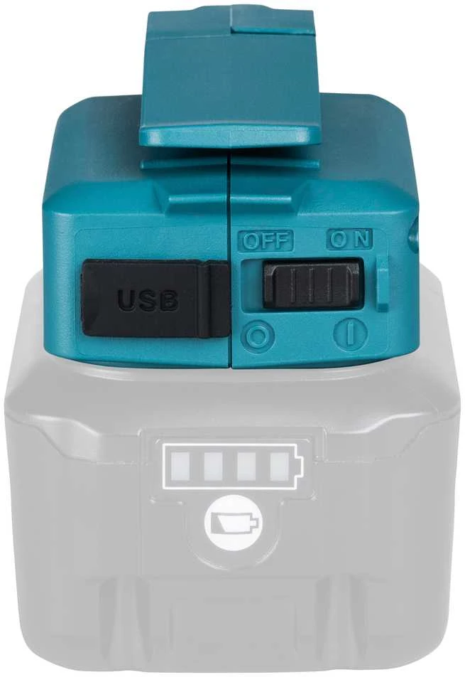 Makita Akumuliatorių adapteris 10,8V→USB ADP06 Li-ion • 12V max