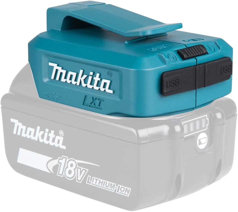 Makita Akumuliatorių adapteris 18V -> USB (2X) ADP05