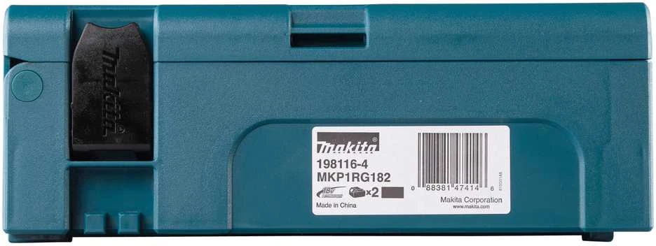 Makita Akumuliatorių ir kroviklio komplektas LXT® 198116-4 18V • BL1860B x2 • DC18RC • LXT®