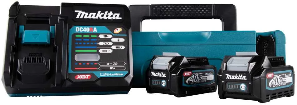 Makita Akumuliatorių ir kroviklio komplektas XGT® 191J81-6 XGT® • 40Vmax • 2vnt 2.5Ah • DC40RA
