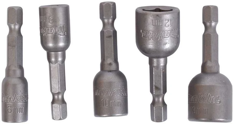 Makita Antgalis 1/4" (6,8,10,12,13) X50MM,( 5 vnt.) B-39154
