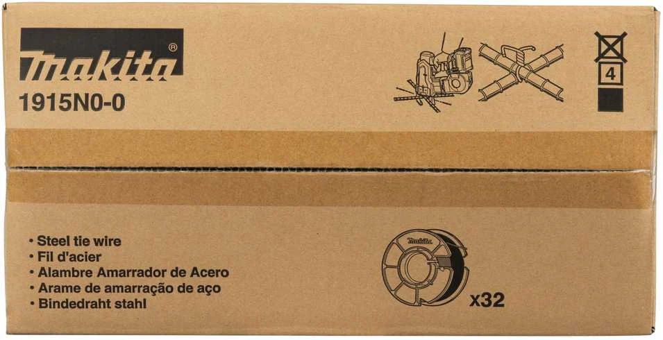 Makita Atkaitinta rišimo viela. 1915N0-0 TR001G • 1,6mm, 32VNT/PAK