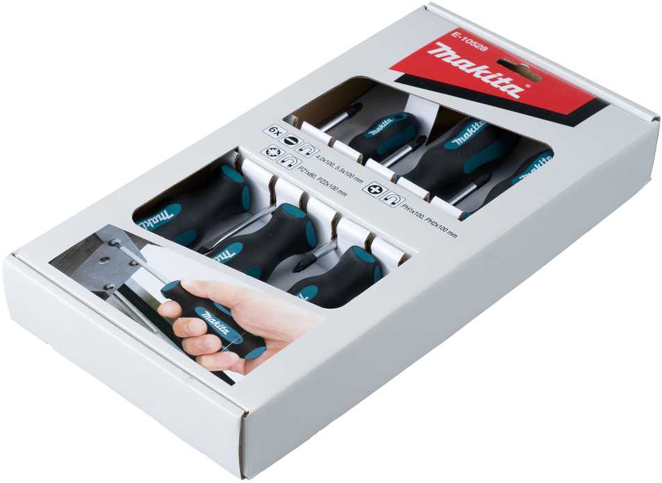 Makita Atsuktuvų rinkinys 6 vnt E-10528