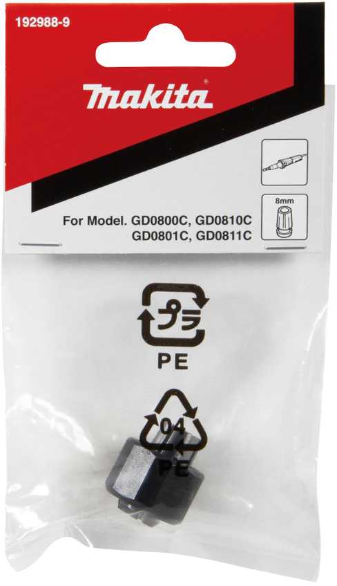 Makita Cangė 8MM GD0800C GD0810C 192988-9