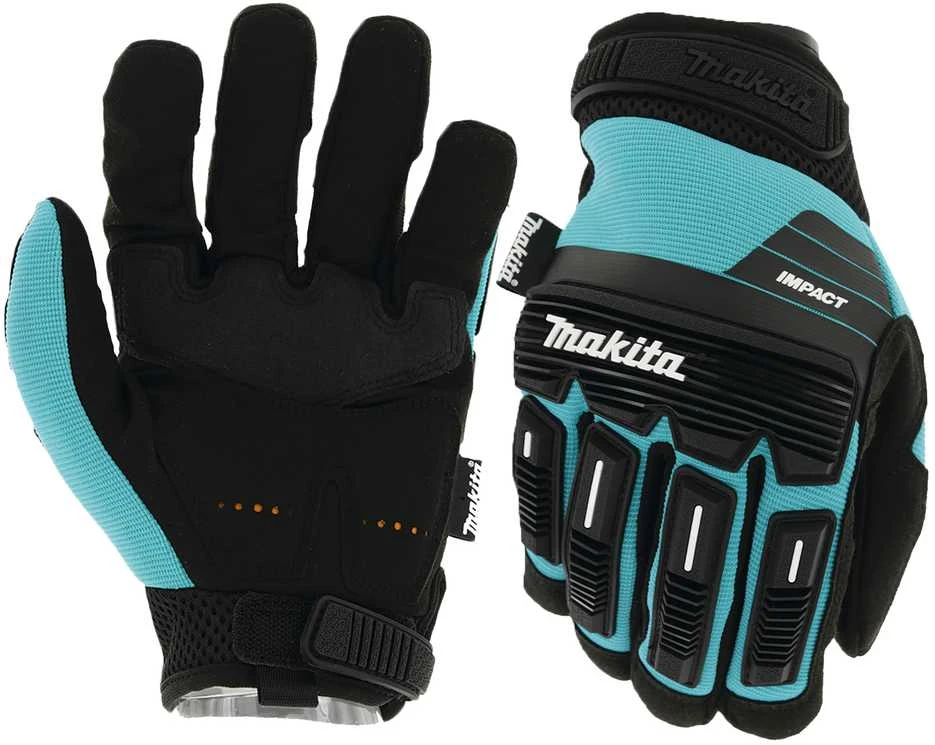 Makita D30 apsauginės darbo pirštinės, dvipusis vaizdas