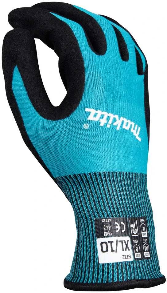 Makita Darbinės pirštinės, dengtos nitrilo danga, XL P-84707