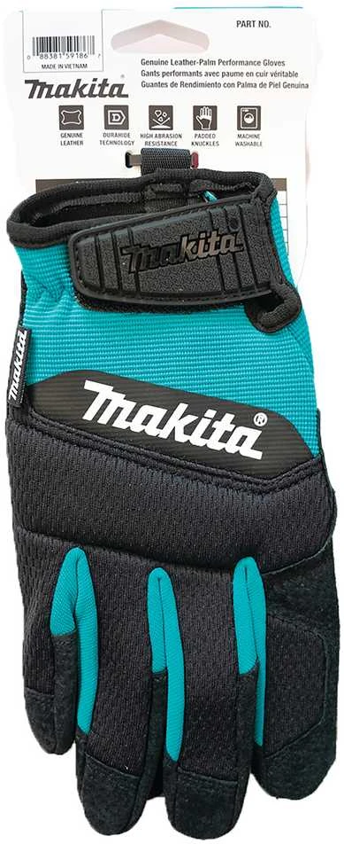 Makita DARBINĖS PIRŠTINĖS SU NATŪRALIA ODA, XL P-84610