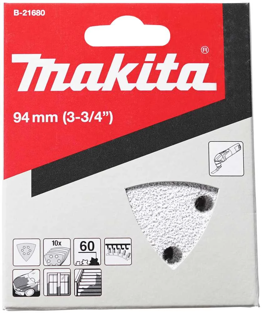 Makita Dažams K60, 10vnt. baltas B-21680