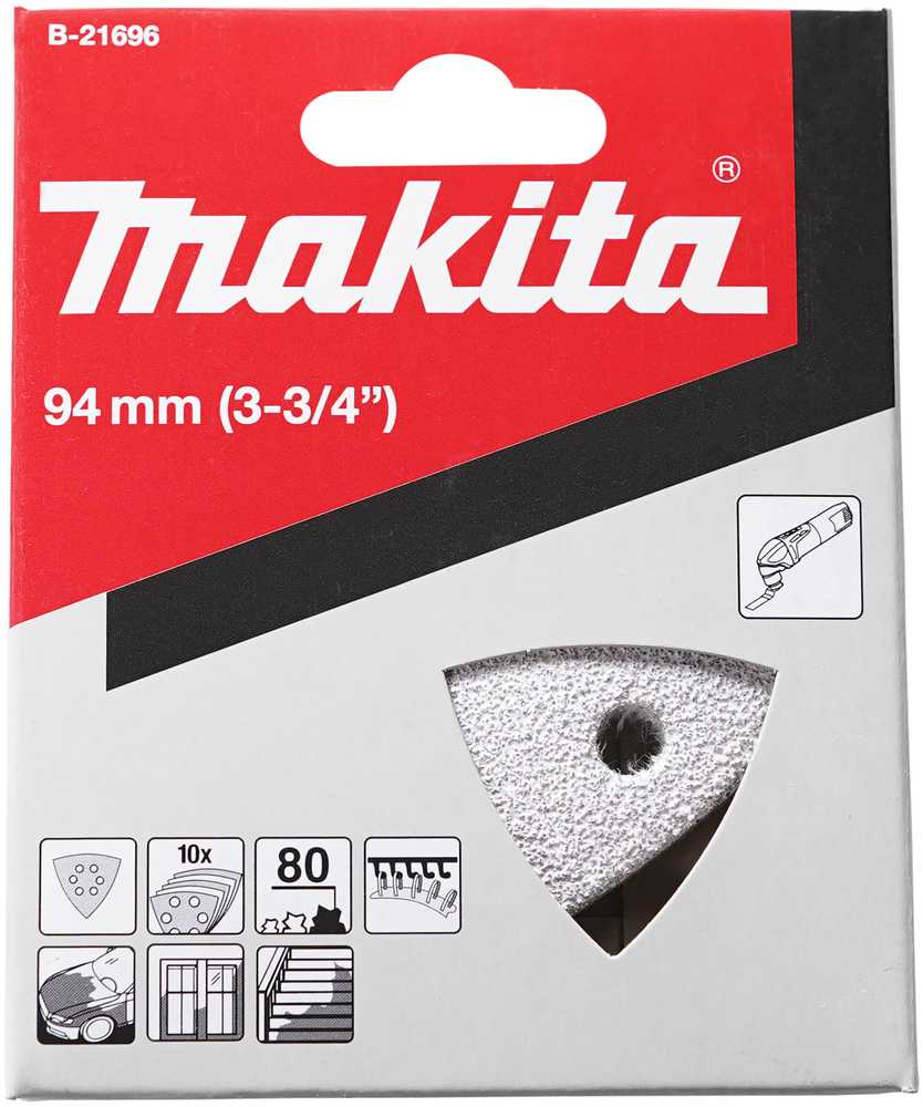 Makita Dažams K80, 10vnt. baltas B-21696