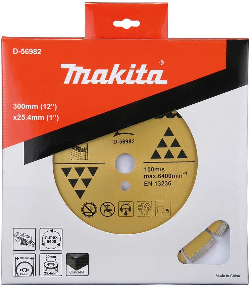 Makita Deim. diskas betonui 300/25,4 mm Standart klasės D-56982