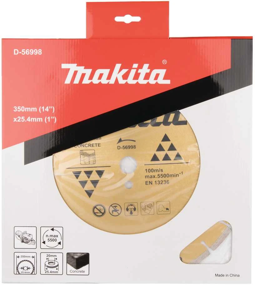 Makita Deim. diskas betonui 350/25,4 mm Standart klasės D-56998