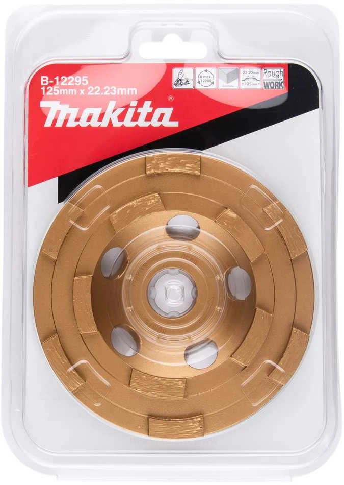 Makita Deimantinis diskas 125MM 2-ju eiliu segmentas, grubus. B-12295