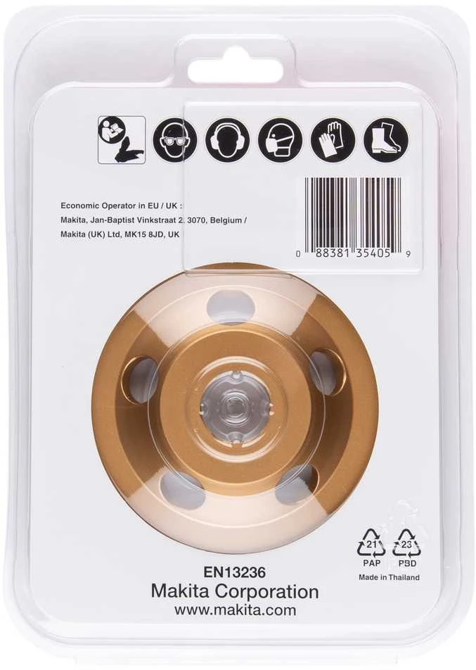Makita Deimantinis diskas 125MM 2-ju eiliu segmentas, grubus. B-12295