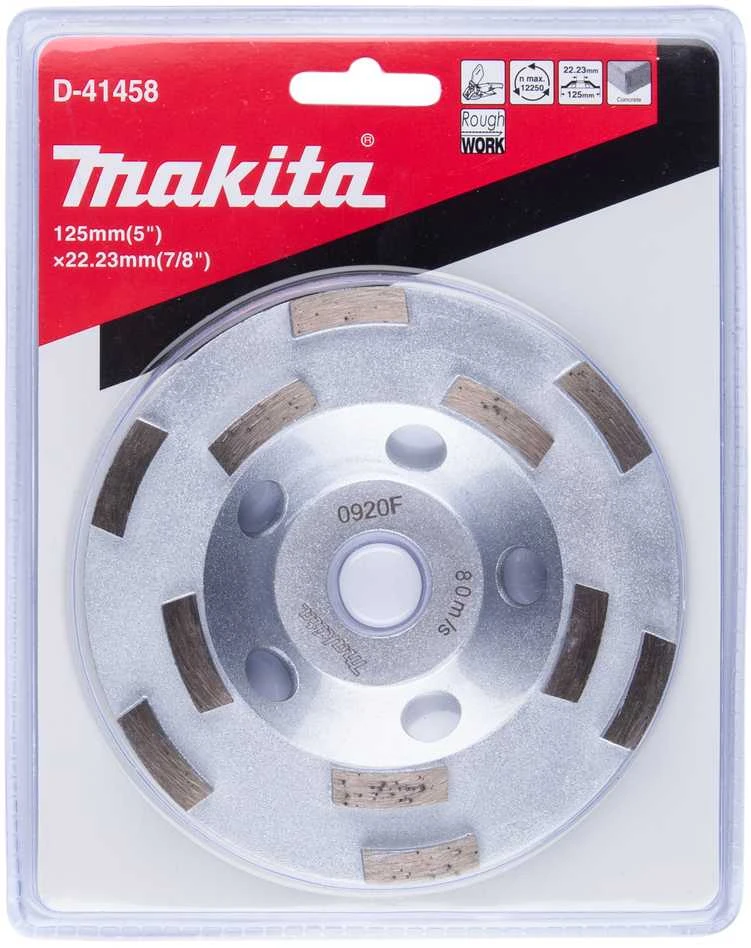 Makita Deimantinis diskas 125MM 2-jų eilių segmentas, grubus. D-41458