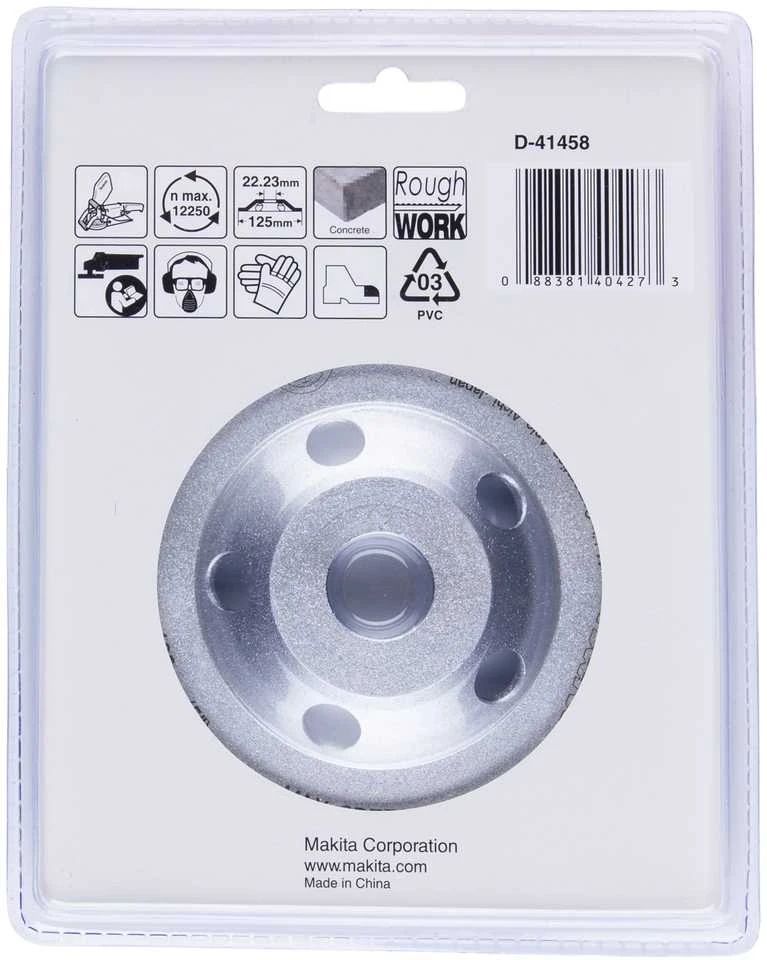 Makita Deimantinis diskas 125MM 2-jų eilių segmentas, grubus. D-41458