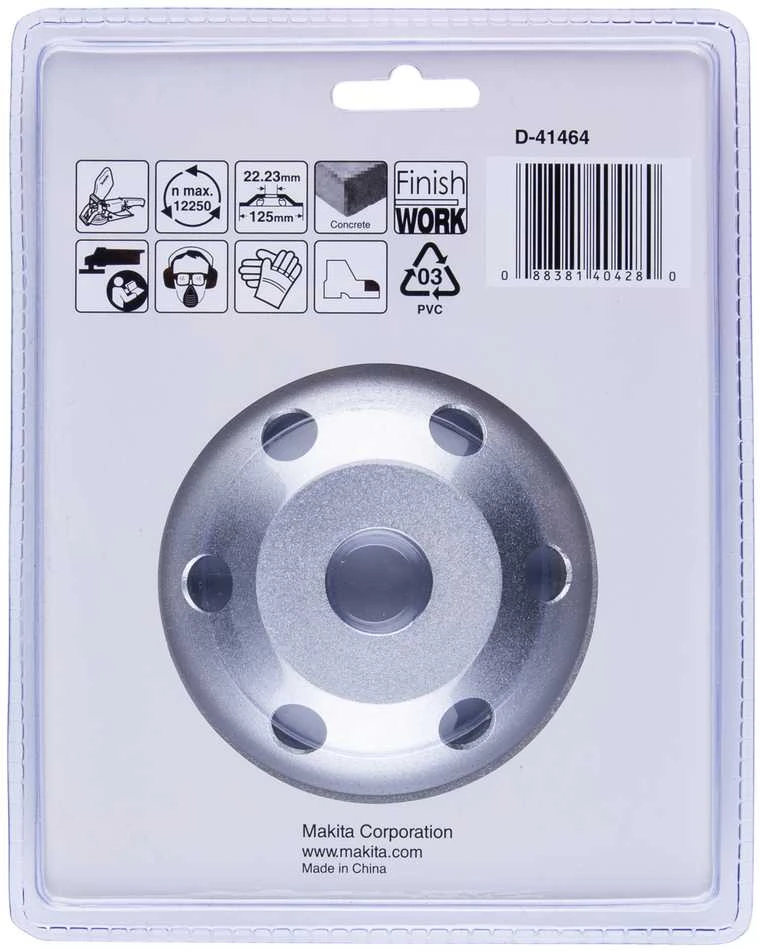 Makita Deimantinis diskas 125MM vientisas, užbaigimui. D-41464