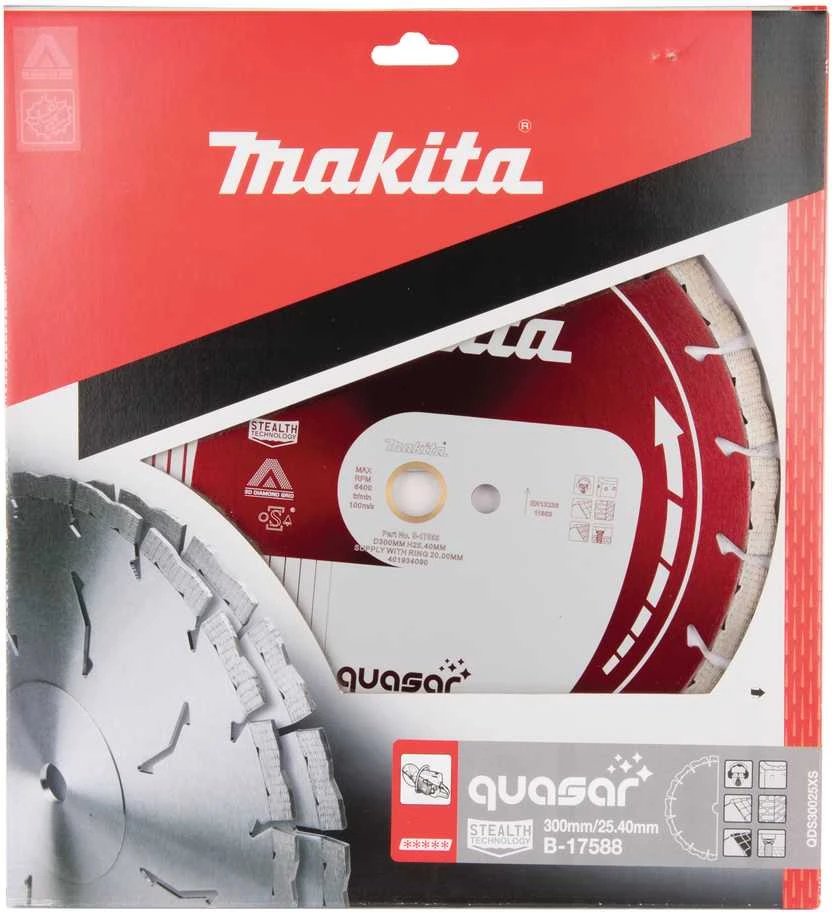 Makita Deimantinis diskas 300mm QUASAR B-17588 300X25,4/20MM