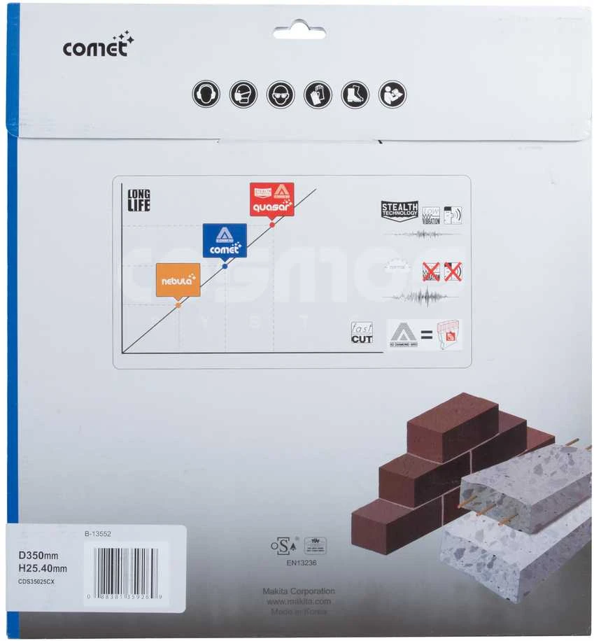 Makita Deimantinis diskas 350mm COMET RAPID B-13552