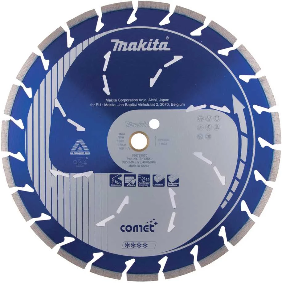 Makita Deimantinis diskas 350mm COMET RAPID B-13552