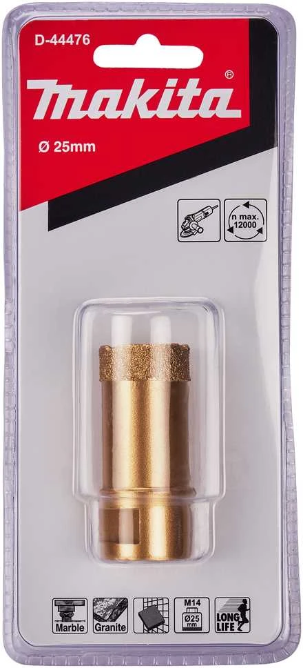 Makita Deimantinis grąžtas 25MM. (M14) D-44476