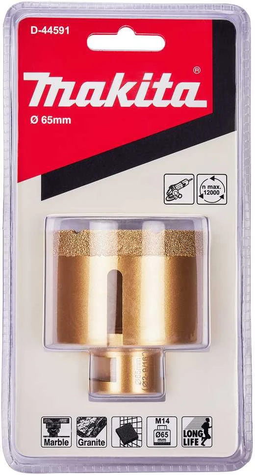 Makita Deimantinis grąžtas 65MM. (M14) D-44591